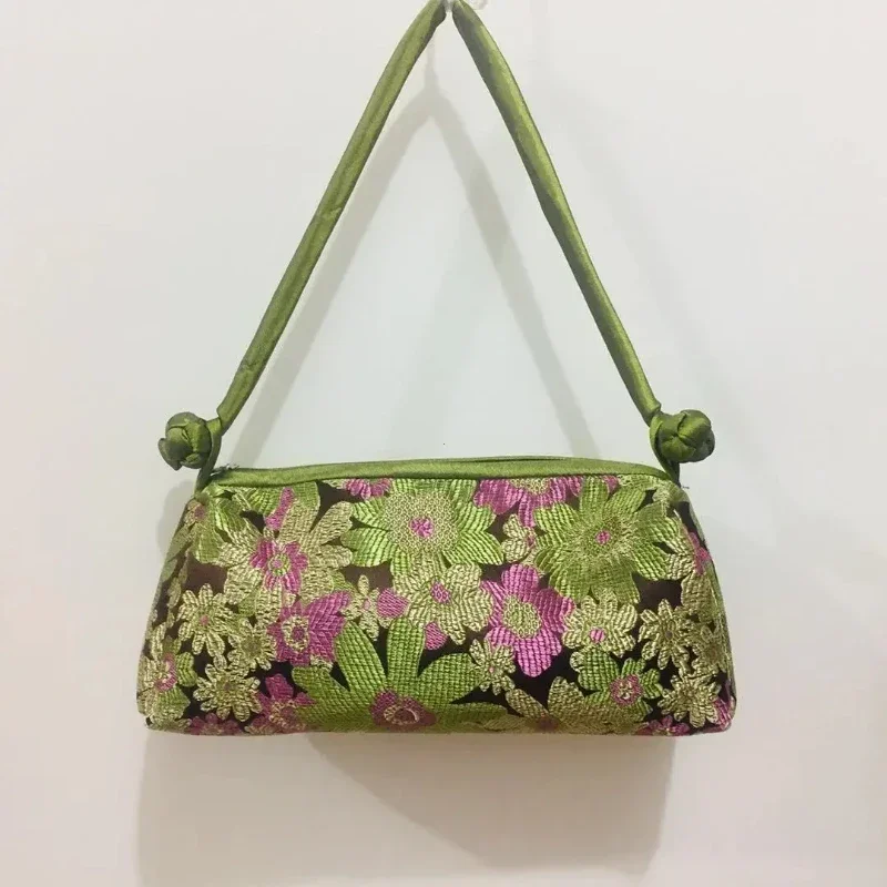 New Chinese Style Retro Bag Designer Chinese Style Silk Bag Japanese Hand Embroidery Totes Fashion Handbags and Purses
