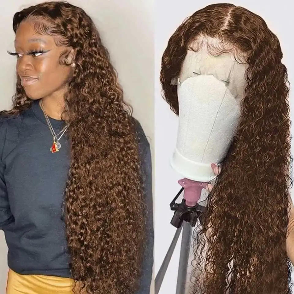 4x6 Glueless Wig 99J Burgundy Deep Curly Human Hair Wigs Ready to Wear 13X4  HD Lace Frontal Wig Wear to Go Wig with Elastic Band - AliExpress