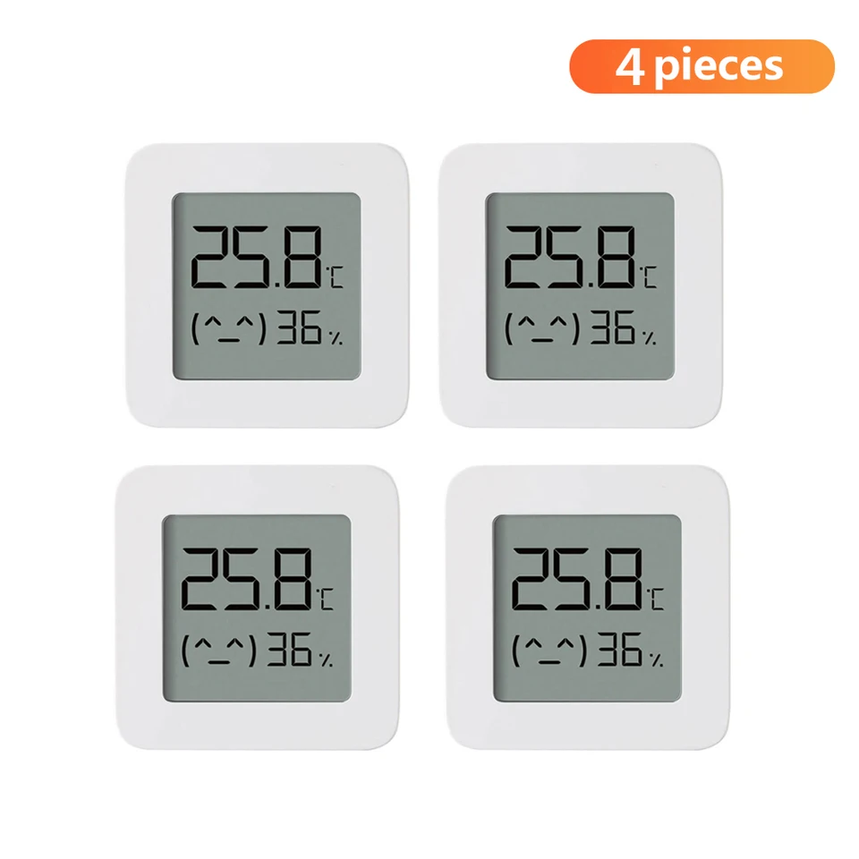 HUAJIAYI Digital Double Thermometer Outdoor Indoor Thermometer Elderly  Children's Room Thermometer Electronic Thermometer Black - AliExpress