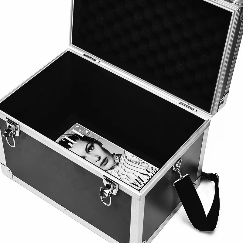 The Thickened Aluminum Toolbox Can Be Shoulder-backed Instruments And Equipment Display Box File Tools Storage Anti-collision 3