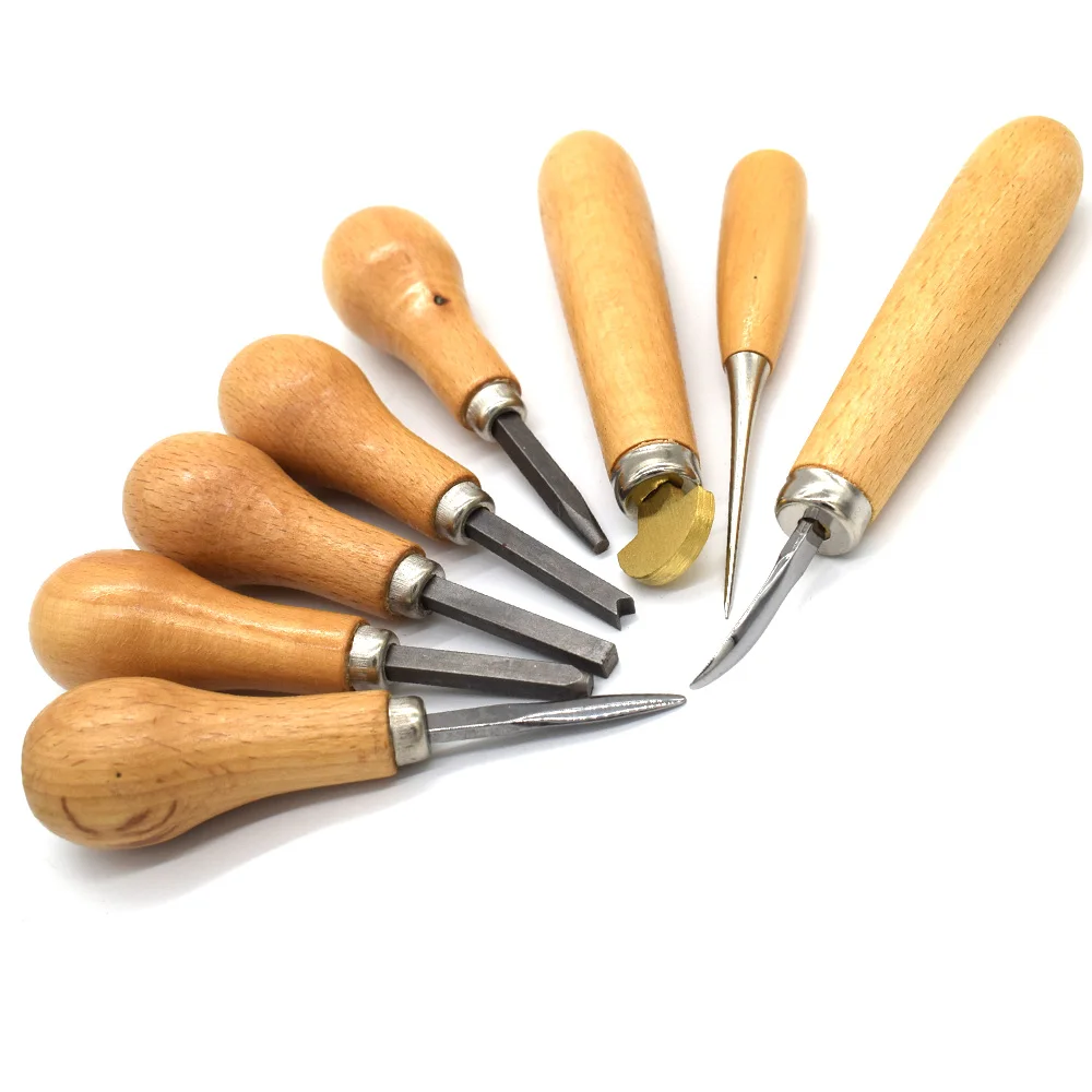 Precision Jewelry Bezel Setting Tool with Wooden Handle