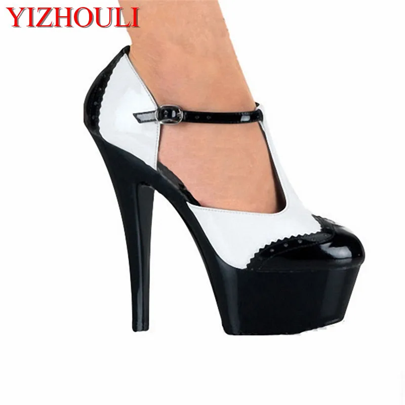 

15cm Gorgeous sexy High Heels 6 inch ruffles Platforms shoes classic wedding women Unusual party strappy dance shoes