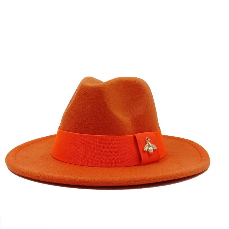 28-Farben-Fedora-Hüte mit Bienen-elastischem Gurtband, Herren-Fedora-Hut, Herren-Panama-Hut, Unisex-Hut, Militärfarbe, Fedora-Hut – Detail 29