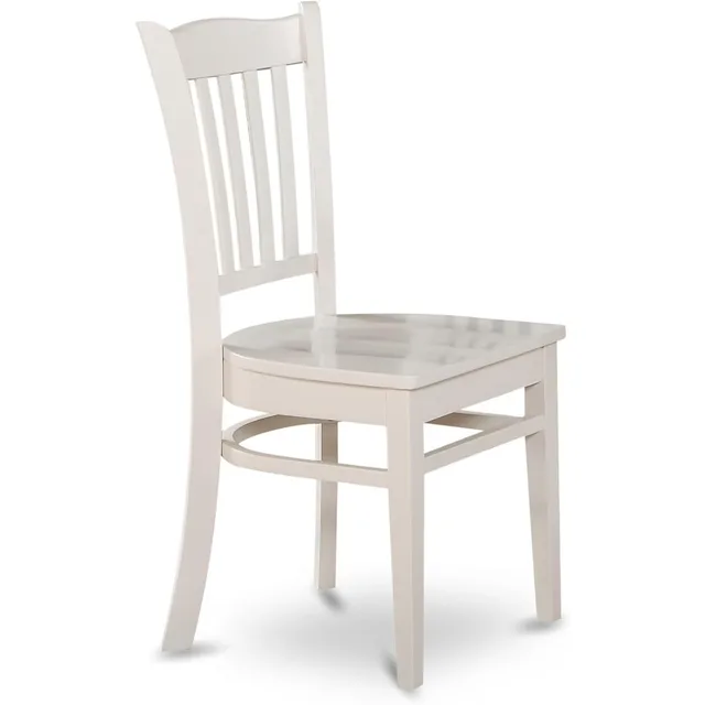 5-Piece White Dropleaf Dining Set 4