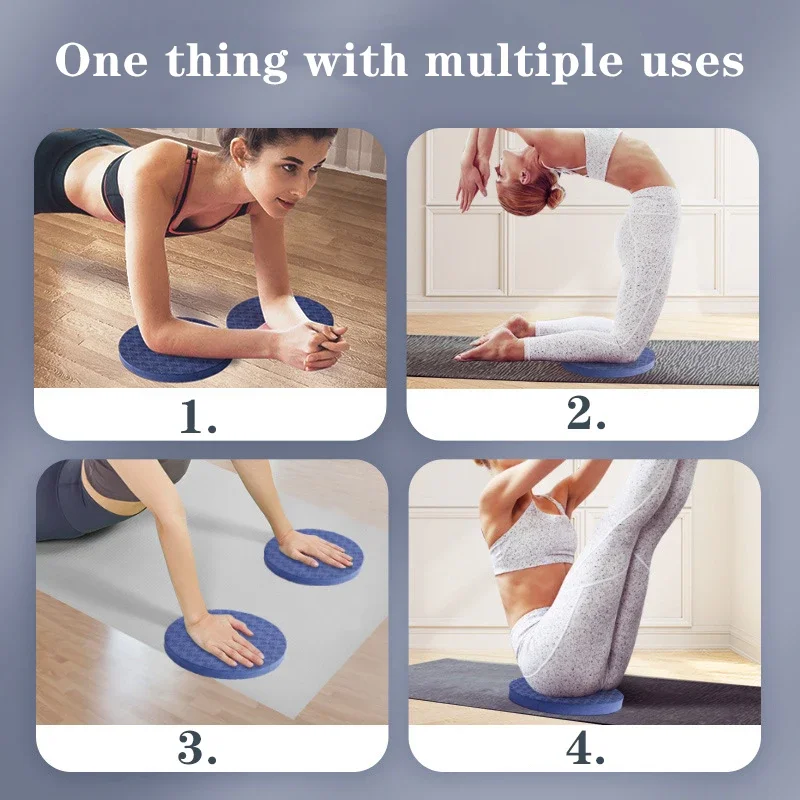Yoga Knee Pads 2 Pack Yoga Knee Cushion Thick Exercise Pads for Knees Elbows Wrist Hands Head Foam Pilates Kneeling Pad Gym