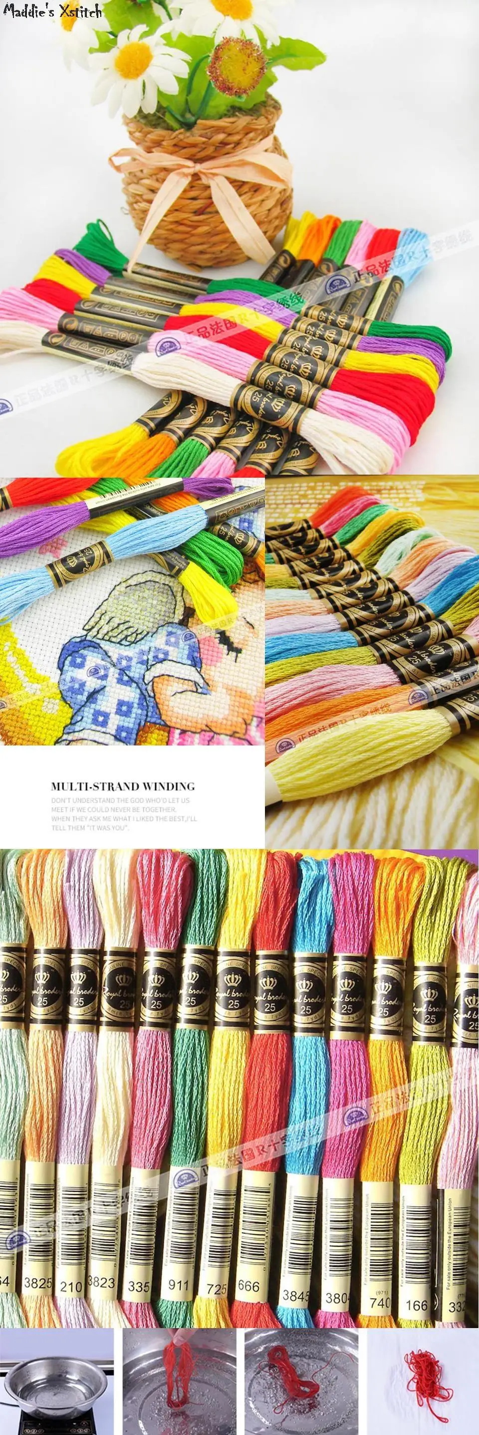 Description Picture 3 of item10636 Cross Stitch Kits Sets For Embroidery Cross-stitch Cross Stitch Complete Kit Stich Cross Stitch Set Needle Arts & Craft