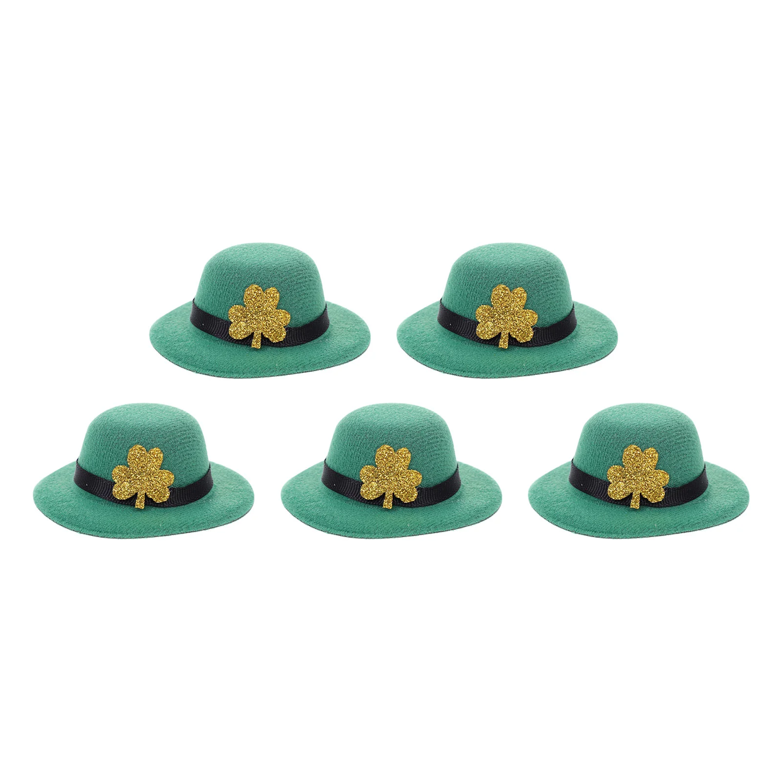 

Bow Bottle Cap Mini Hats Props Decor Ornament St Patrick's Day Decors Ireland Party Crafts