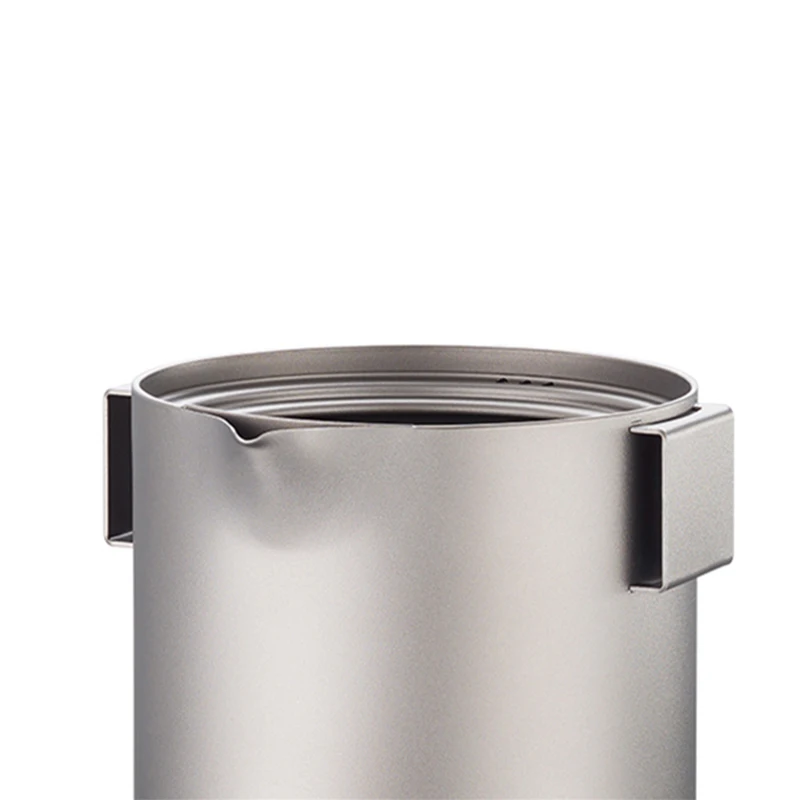 Keith NonToxic Titanium Tea Cup Set Teapot, Bacteriostatic Tableware, Outdoor Drinkware Chinese Kung Fu Tea Set with Tea Tweezer 4