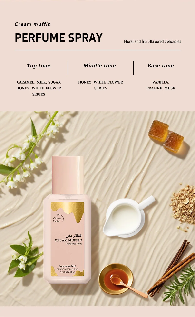 Cream muffin eau de parfum da donna fragranza dolce a lunga durata_voghion.com