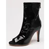 Women High Quality Heels Trend Lace-up Boots Woman Shoes Slipery Sole Customizable For Latin Dancing Sexy Stilettos Booties 2
