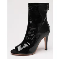 Women High Quality Heels Trend Lace-up Boots Woman Shoes Slipery Sole Customizable For Latin Dancing Sexy Stilettos Booties 2