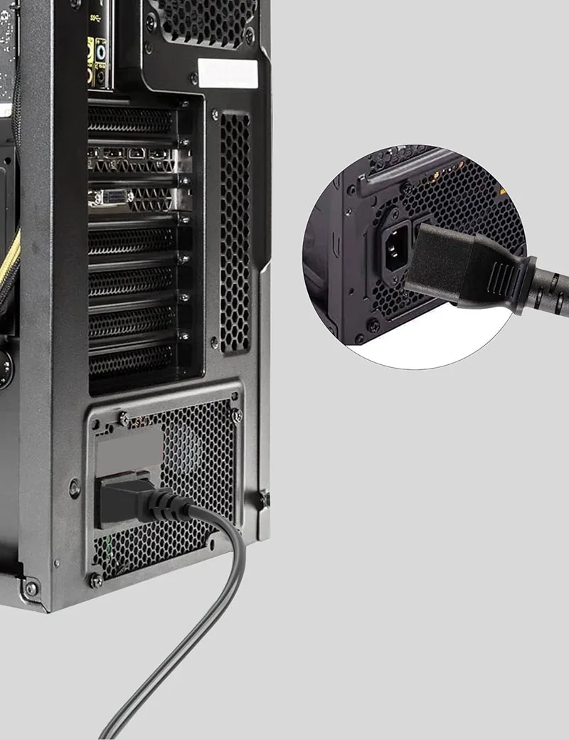 EU 전원 코드 3구 EU 플러그 - C13 전원 연장 케이블 5M/2.5M/1.5M EU 주전원 코드 EU 슈코 - IEC-320 C13 전원 코드