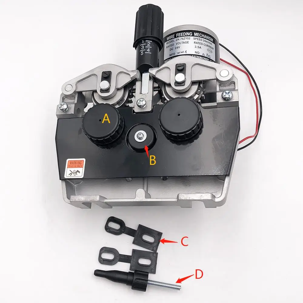 Accessories For ZK-76ZY02 76ZY02 Double Drive Mechanism Feeding Assembly Bracket Wire Feeder Motor Frame Mig Welding Machine welding welders