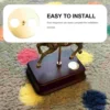2pcs Music Box Winder Bases Winder Circular Disk Music Box Key Bases Replacement Music Box Parts 4