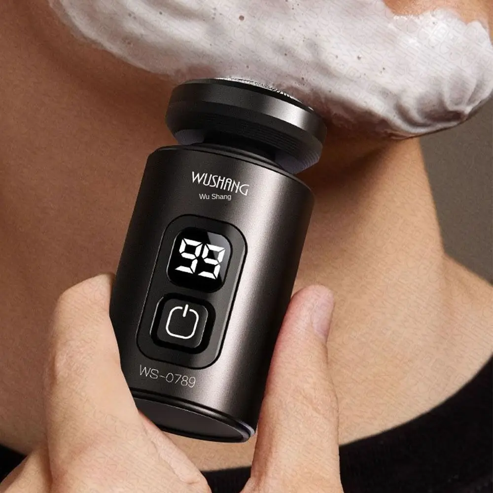 LED Digital Men's Electric Shaver Dry Wet Dual TYPE-C Rechargeable Beard Trimmer Space-saving Comfortable Shaving Shaver