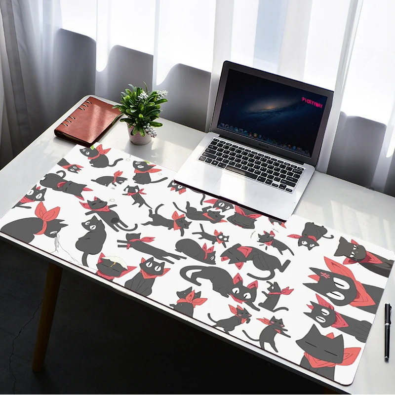 

Настольный коврик для ноутбука 30x80 см Nichijou, игровые настольные коврики Kawaii, большой коврик для мыши для офиса, милые коврики для мыши, коврик ...