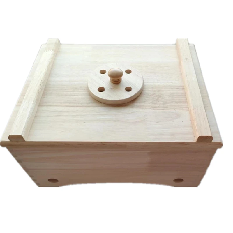 

Solid wood moxibustion box, oak large waist and abdomen, belly eight Liao, horizontal groove style moxa stick