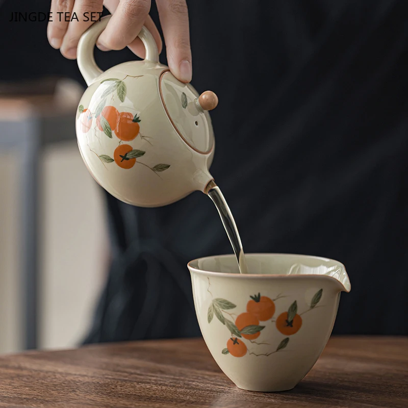 200ml Exquisite Ceramic Teapot Handmade Beauty Xishi Kettle Home Ceramic Tea Infuser Custom Chinese Tea Accessories