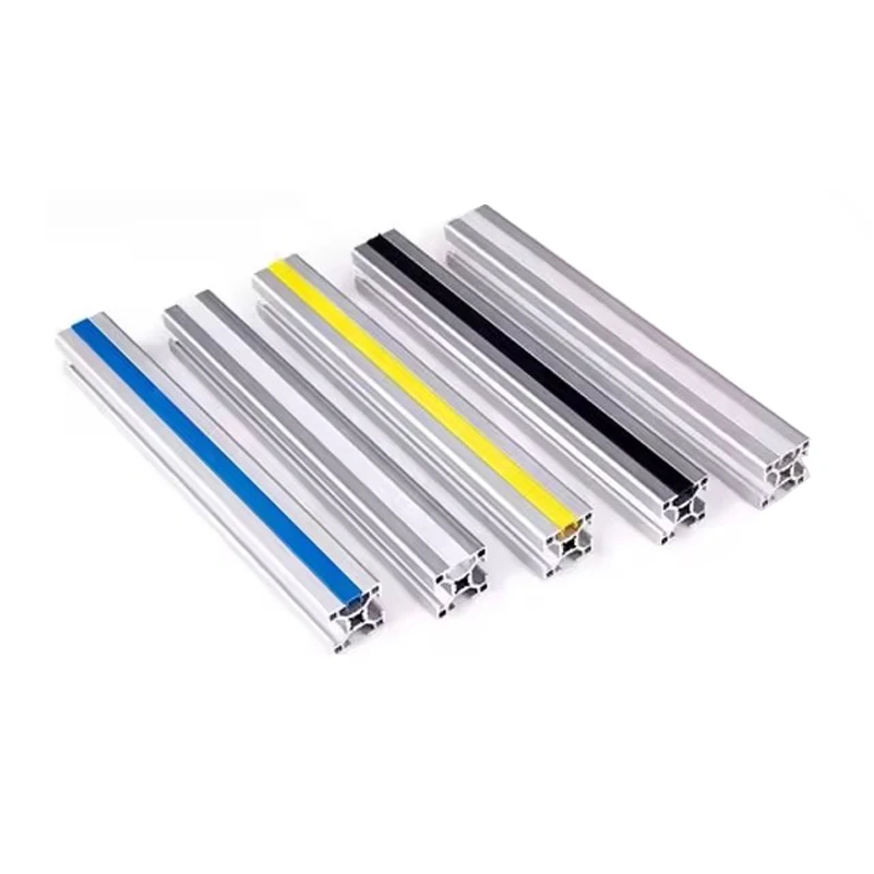 6mm/8mm/10mm Hard Slot Aluminum Profile Cover 500mm Length Flat Seal Panel Holder for 20/30/40/45 Series EU Aluminum Profile 20Pcs