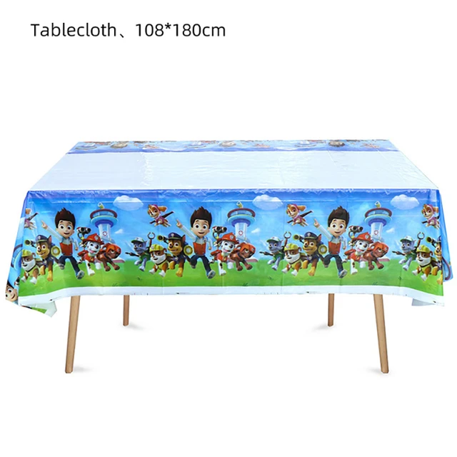 Nappe Pat'patrouille Pour Chien, Fournitures De Fête, Couverture De Table,  Tasses, Assiettes, Jouets, Décorations Pour Baby Shower, Joyeux Anniversaire,  Articles De Livraison Gratuits - Action & Figurines - AliExpress