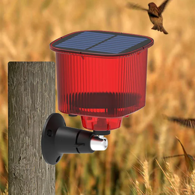 Repelente Solar de animales al aire libre, alarma de sonido y luz, 13  sonidos integrados, IP55, resistente al agua, para jabalí, conejo, pájaro  salvaje - AliExpress