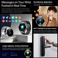 שעון חכם חדש לשנת 2025 עבור XIAOMI Health Trackr עם חומצת אוריק, שומנים בדם, לחץ דם, ECG+PPG, שעון חכם לניתוח הגוף של הגברים 6