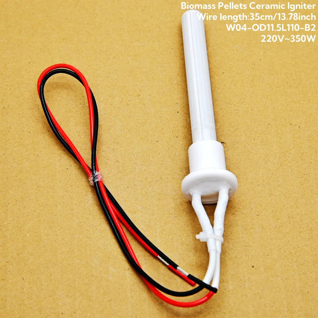 220V 350W Biomass Pellet Furnace Ceramic Igniter for Wood Pellet Stove Igniter for Fireplace and BBQ Ovens