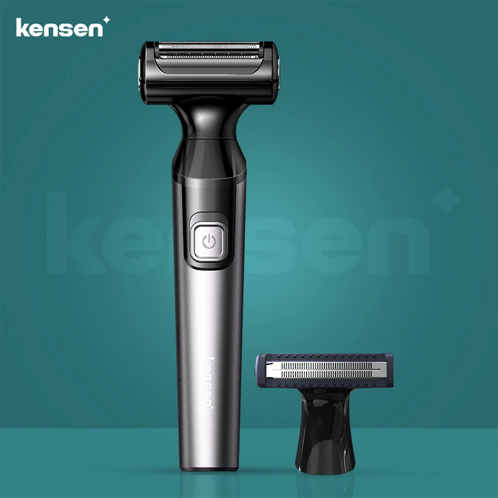 Kensen Electric Trimmer Whole Body Shaver For Men 2 in 1 battery