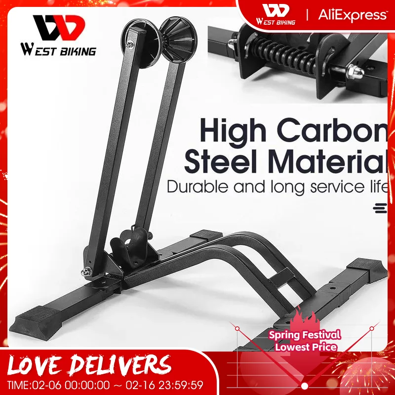 West Biking Portabiciclette Portatile Supporto Per Riparazione Portabiciclette Pieghevole Espositore Portabiciclette In Acciaio Per Bici