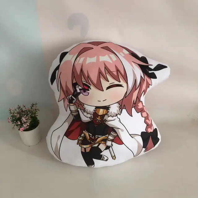 10/45cm Fate Apocrypha Astolfo Plush Double Sided Printing Standing Sitting Pose Soft Stuff Toys Festive Gifts for Friends Kids