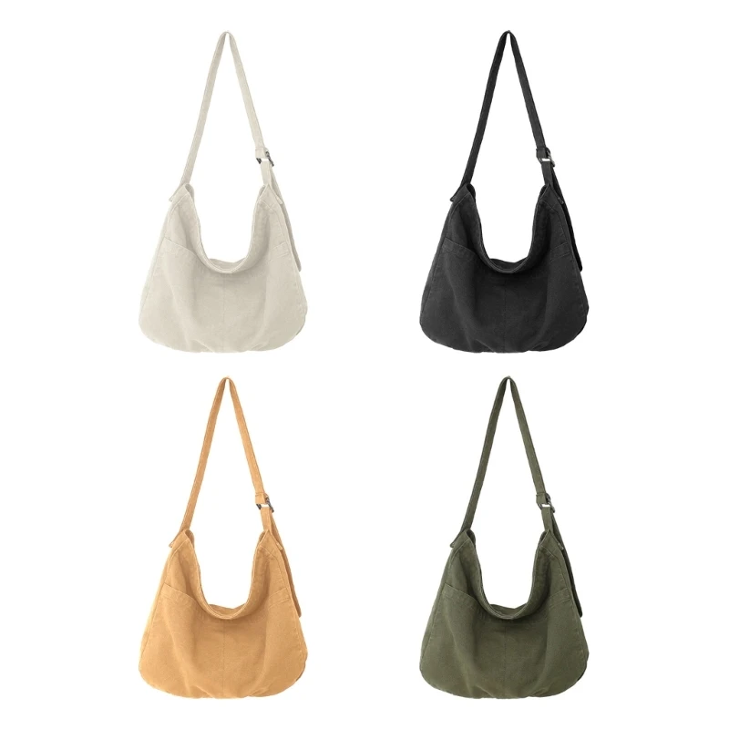 

Fashion Students Portable Canvas Crossbody Bag Multi-color Teens All-match Bag