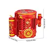 Firework Bubble Blower Party Atmosphere Bubble Maker Flashlight Design Electric Fire Work Bubble Machine 36 Hole Bubble Blower 5