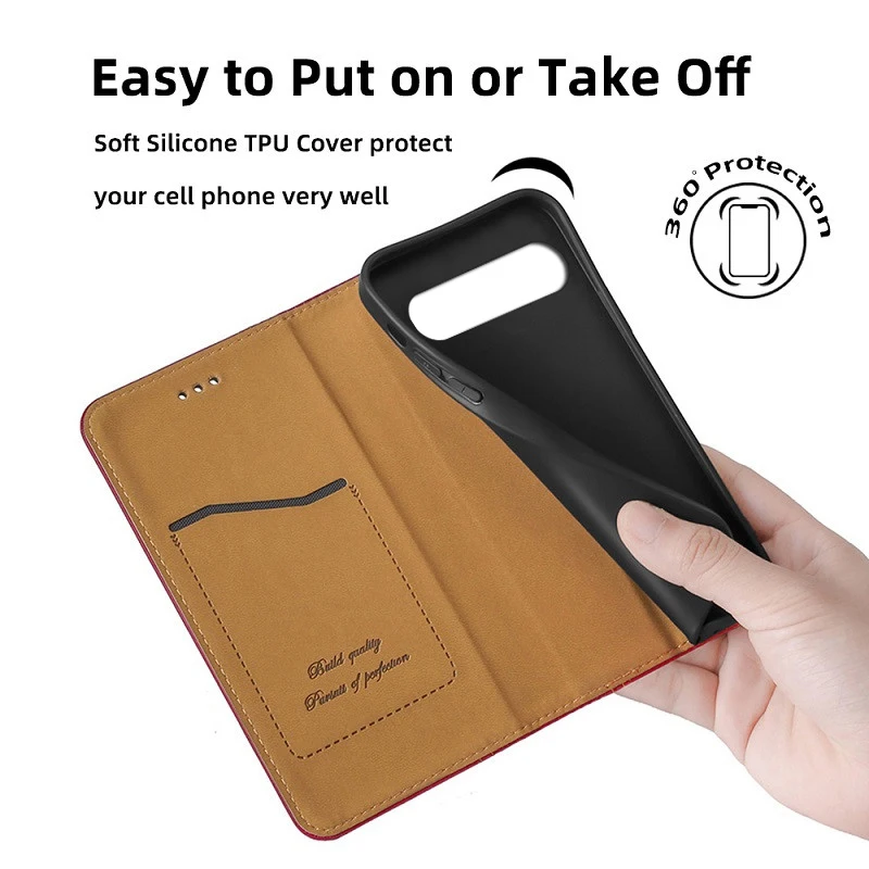 Premium Flip Leather Phone Case Cover