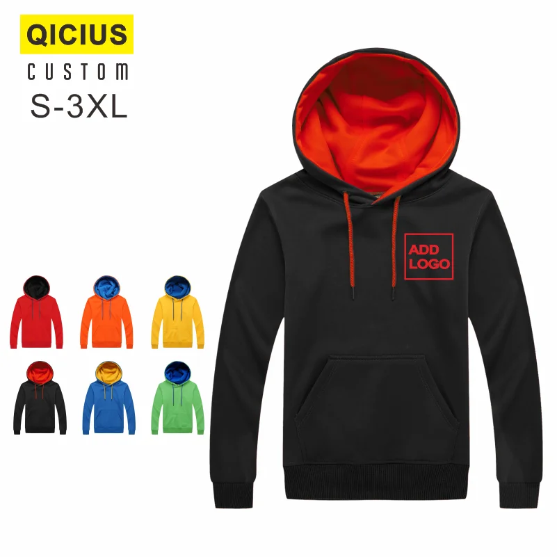 Custom Printed LOGO Low Price Letter Casual Long Sleeve Blusa De Frio Masculino Female Autumn Winter Drawstring Pocket Pullovers | Мужская