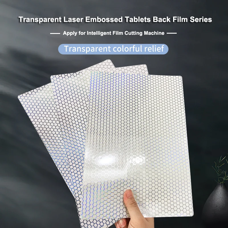 Vormir 10 Pcs 200*300 a4 Adesivos para Ipad Tablets Pele Transparente em Relevo Design Filme Voltar para Máquina de Hidrogel Plotter - Imagem 3