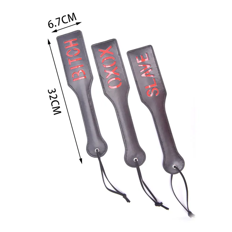 Bitch Slut Sex Mischief Heart Slapper Paddle Whips fantasy cosplay Slave sex toy