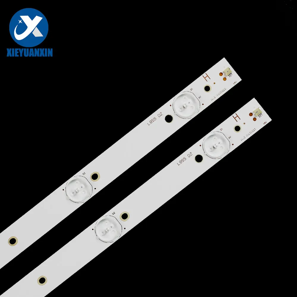 필립스 TV LED 백라이트 스트립, 32 인치 6led TV 수리, 32PFL3088 32PFL3168 32PFL5708 320TT09 320TT09 V5 32PFG4109, 575mm, 2 개