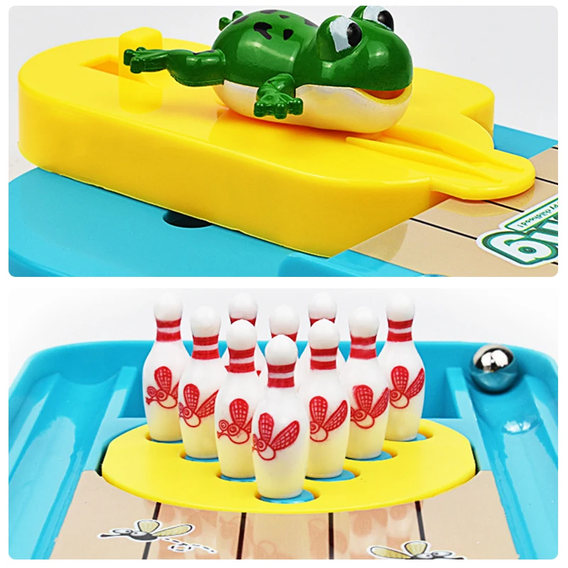 Parent-Child Interactive Table Sports Game Toy Bowling Educational Gift For Kids Mini Desktop Bowling Game Toy Funny Indoor Toys 6