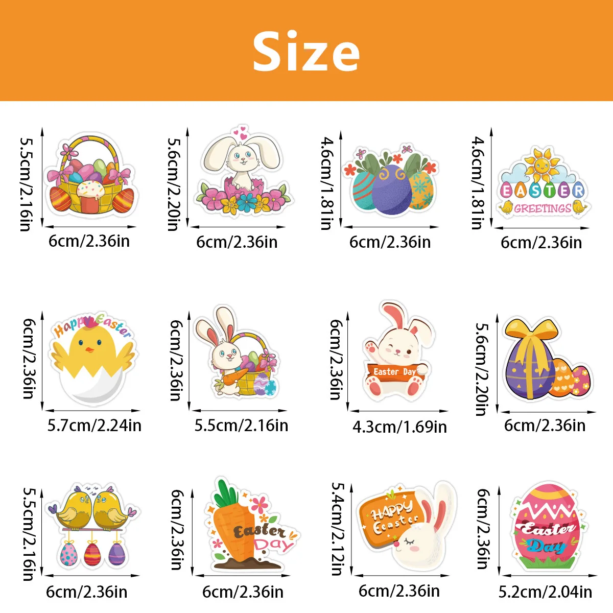 

Easter Theme Party Cake Flag Cake Decoration Happy Easter Cake Decoration Carrot Rabbit Egg Dwarf Cake Flag 12pc