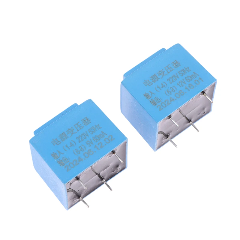Power Transformer pcs Encapsulated Transformer 0.5W 220V To 12V Power Mini Sealed Type Plug In PCB Board 4 Pin Waterproof Encapsulated Transformer