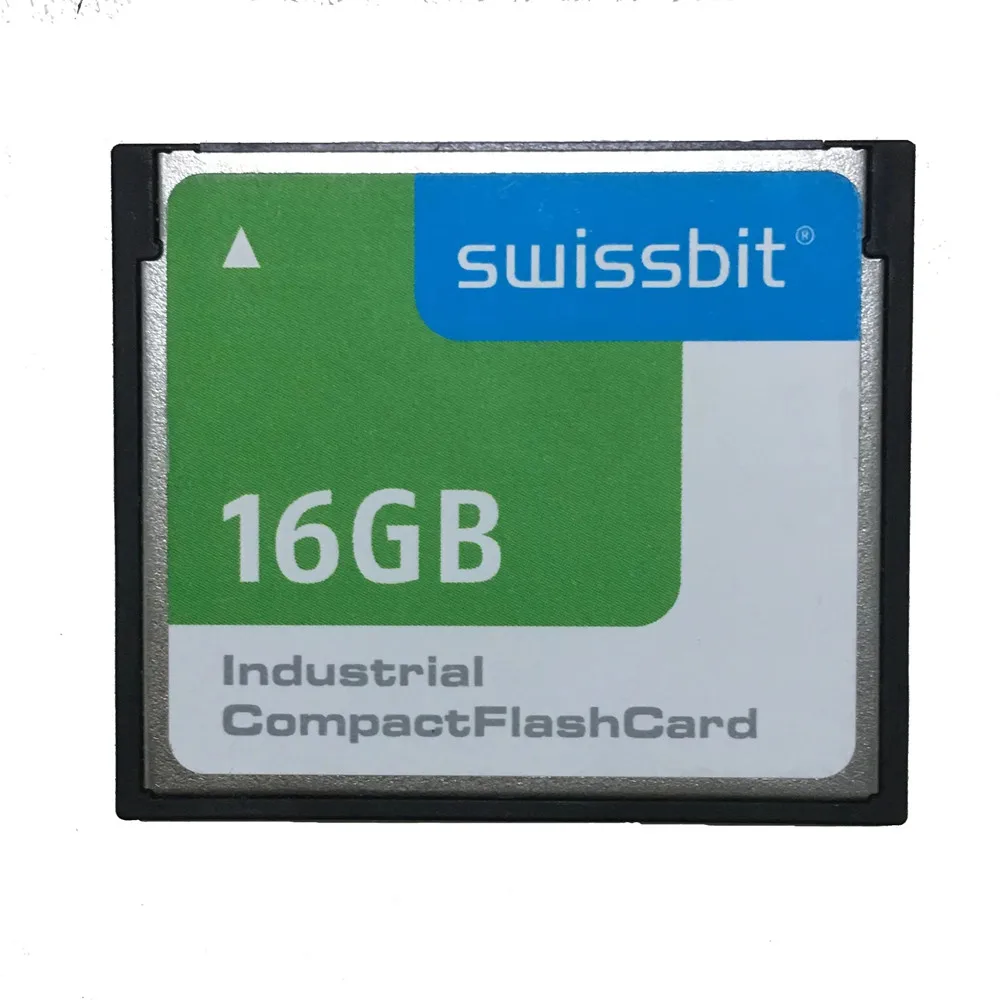 오리지널 SWISSBIT 산업용 등급 CF 카드, SLC 컴팩트 플래시 NC 기계 SFCF 메모리 카드, 16GB, 32GB, 8GB, 4GB, 2GB, 1GB