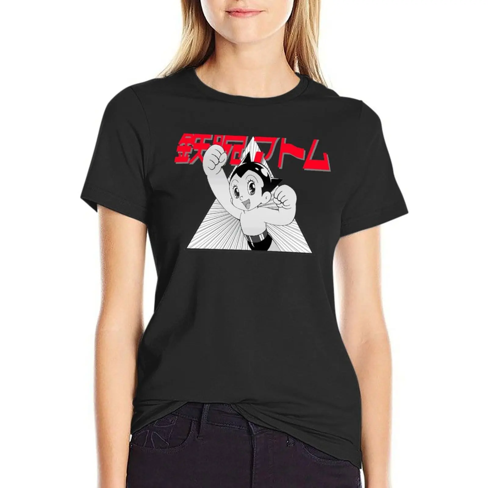 

Tetsuwan Atomu T-Shirt Short sleeve tee funny vintage clothes lady clothes t shirts for Women