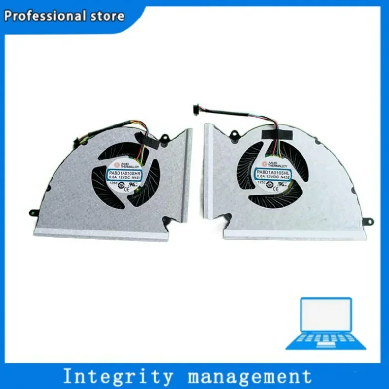PABD1A010SHL PABD1A010SHR N452 N451 новый вентилятор охлаждения для процессора MSI GP76 GE76 WE76 DC12 в А