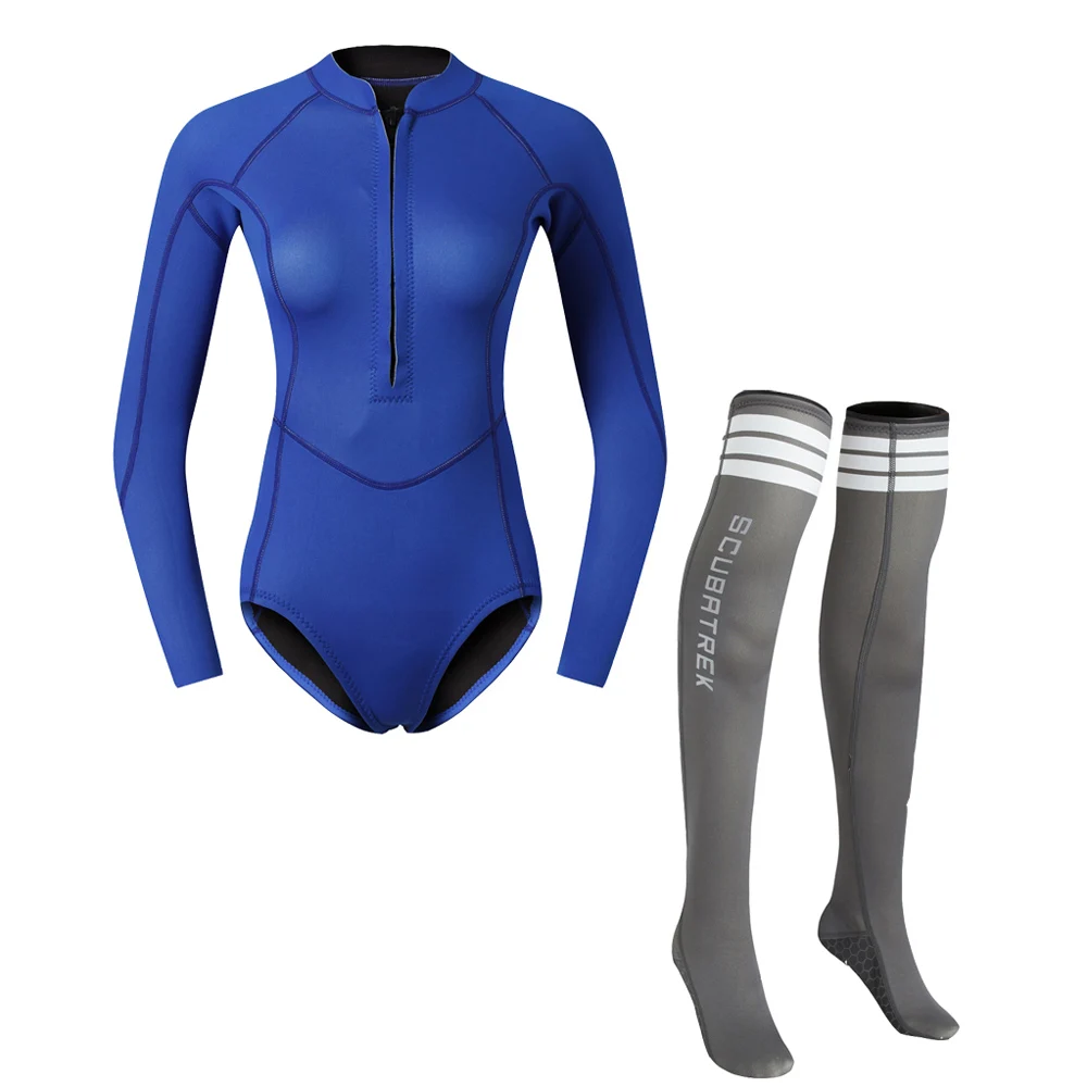 SF50+ 2mm Wetsuits Sets  For Swimming Snorkeling , Free dive