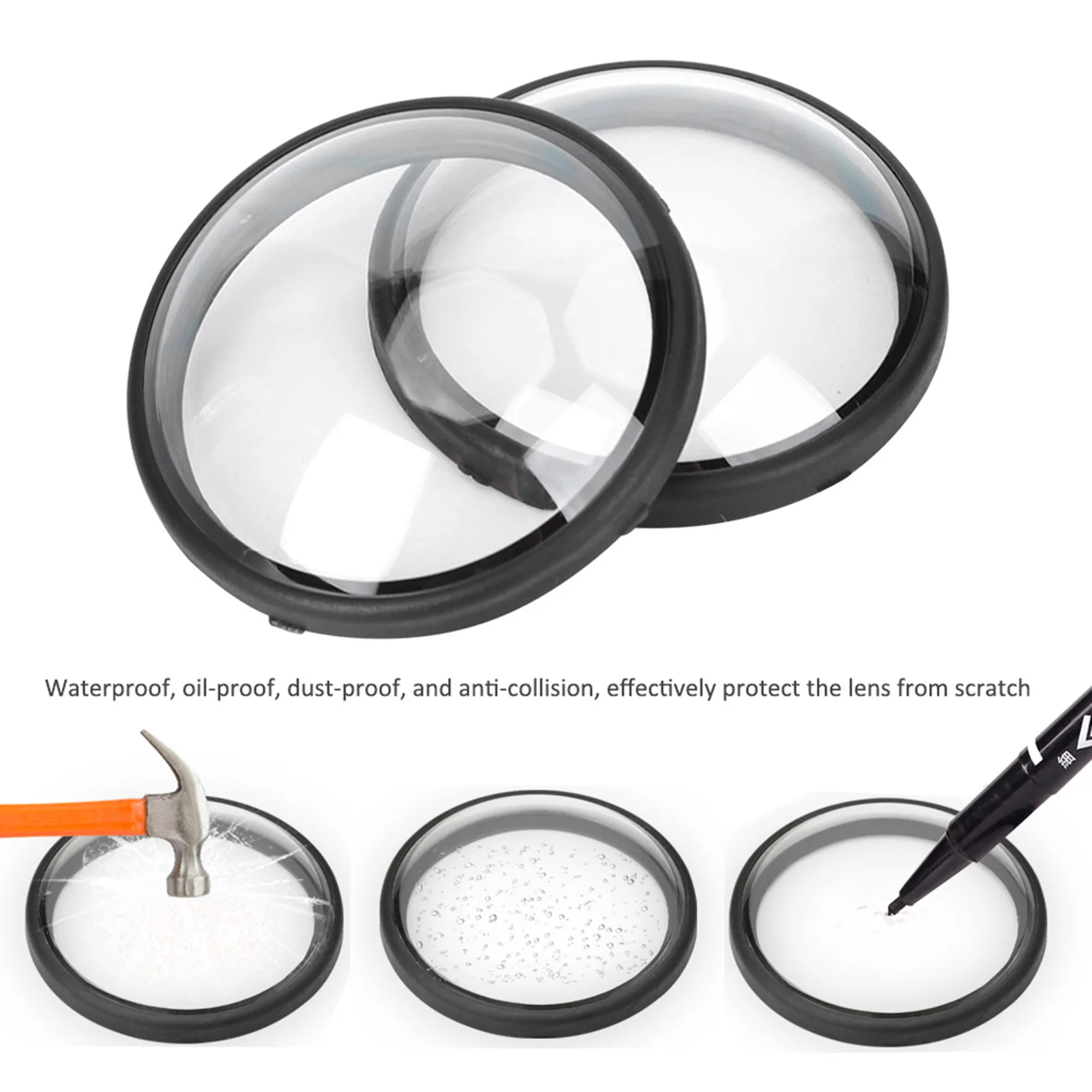 2x Capuchon Objectif GoPro Max - Protection Anti-Rayures