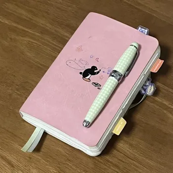 Simpatico pianificatore di pinguini: semplice diario vuoto per la scuola, l'ufficio e l'organizzazione personale