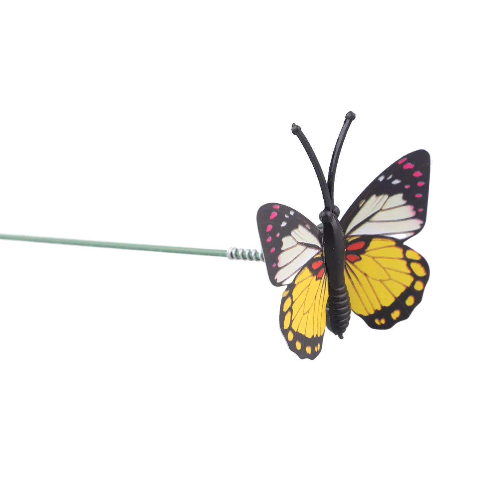 Decoration Garden Butterflies 100pcs 4cm DIY Fairy Decor Garden Decorat Home Ornament Pot Outdoor PVC Brand New