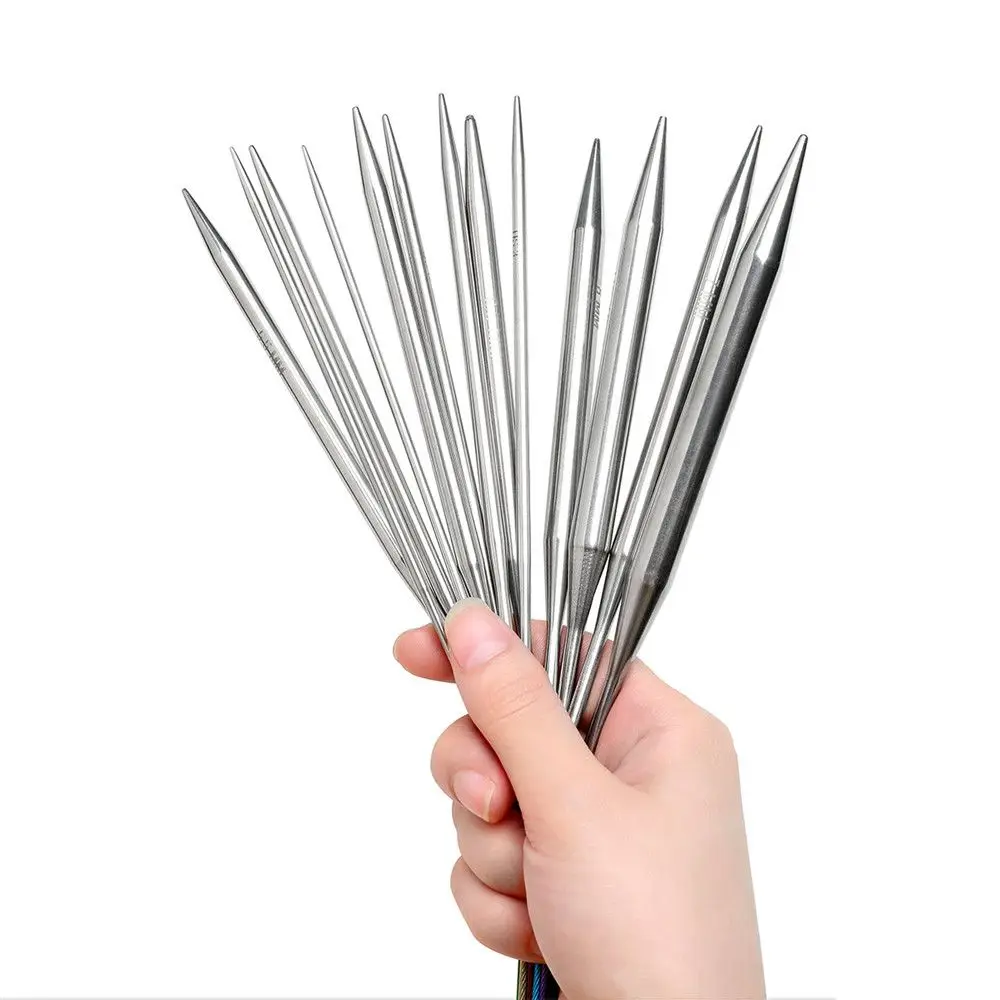 Weaving Stainless Steel DIY Crafts Sewing Pins Knitting Needles