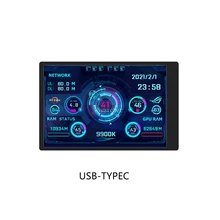 

Nvarcher 3.5 Inch 480*320 IPS LCD Monitor Display AIDA64 USB Display Sub-Screen Support Raspberry Pi With RGB Breathing Light