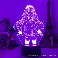 Veilleuse à Led Tokisaki Kurumi, Anime DATE A LIVE3D, 7/16 couleurs changeantes, décoration de la maison, cadeau lumineux, jouet, ornements, cadeau d'anniversaire 